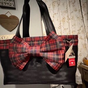 Harveys Tartan Bow Tote